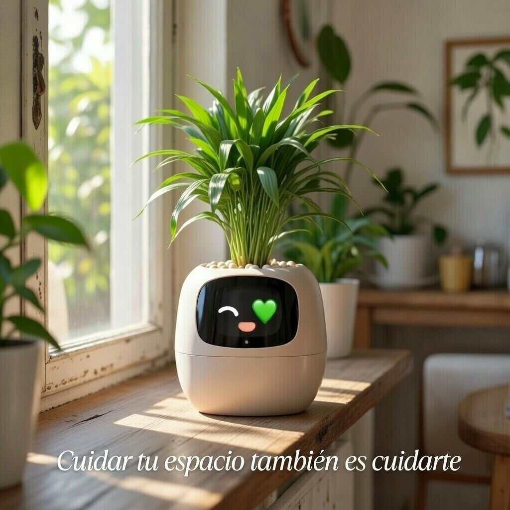Maceta Inteligente con IA | Jardín Inteligente con App para el Cuidado de Plantas