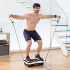 Plataforma vibratória para exercícios em casa e tonificação corporal – Fitness de baixo impacto | VibraFit Pro